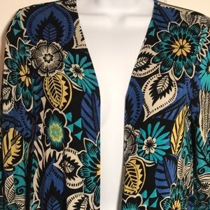 Open quarter sleeves cardigan